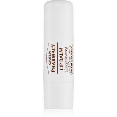 Green Pharmacy Lingonberry and Cranberry Lip Balm vyživující balzám na rty SPF 10 3.6 ml - parfo.cz