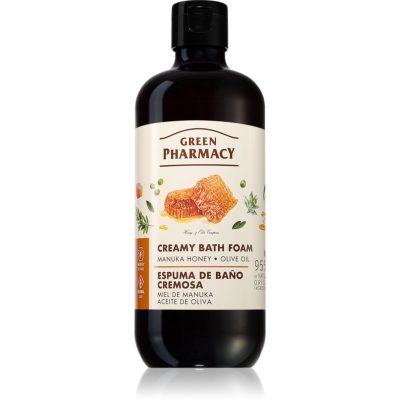 Green Pharmacy Manuka Honey & Olive Oil Bath Foam krémová pěna do koupele 500 ml - parfo.cz