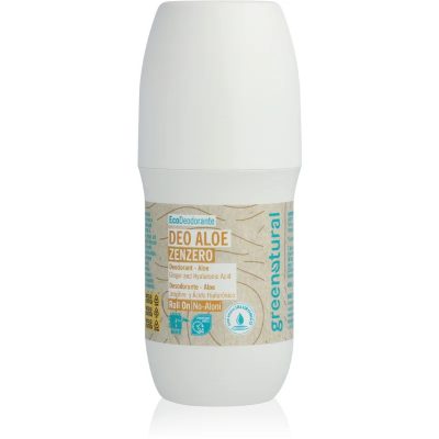 Greenatural Deodorant Roll-On Ginger minerální deodorant s kyselinou hyaluronovou 75 ml - parfo.cz