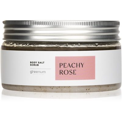 Greenum Salt Scrub solný peeling na tělo s vůní Rose 320 g - parfo.cz