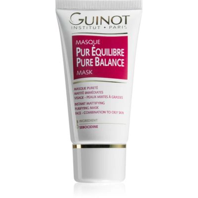 Guinot Pure Balance čisticí maska pro redukci kožního mazu a minimalizaci pórů 50 ml - parfo.cz