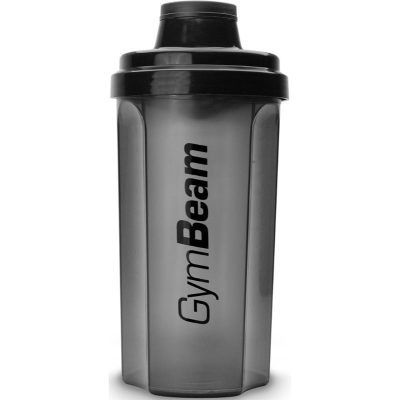 GymBeam Šejkr 700 sportovní šejkr barva Transparent Black 700 ml - parfo.cz