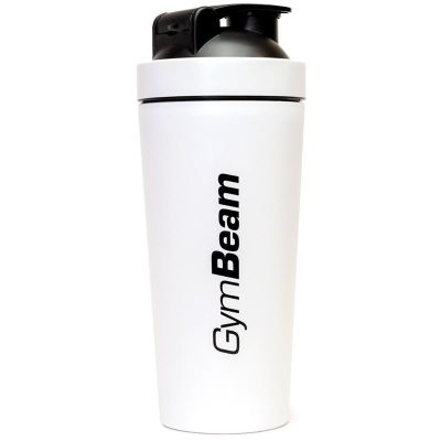 GymBeam Šejkr Steel sportovní šejkr barva White 739 ml - parfo.cz