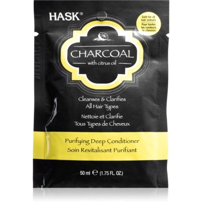 HASK Charcoal with Citrus Oil hloubkově vyživující kondicionér pro obnovu pokožky hlavy 50 ml - parfo.cz