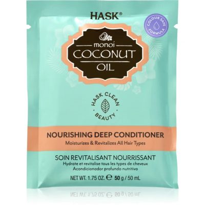 HASK Monoi Coconut Oil revitalizační kondicionér pro lesk a hebkost vlasů 50 ml - parfo.cz