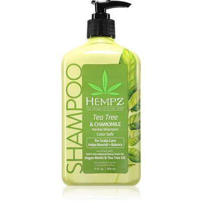 HEMPZ Tea Tree & Chamomile lehký hydratační šampon na vlasy 500 ml - parfo.cz
