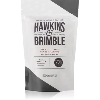 Hawkins & Brimble Beard Shampoo Eco Refill Pouch šampon na vousy náhradní náplň 300 ml - parfo.cz
