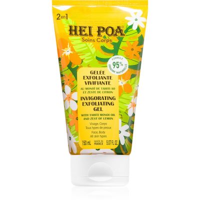 Hei Poa Tahiti Monoi Oil Zest of Lemon exfoliační gel 150 ml - parfo.cz