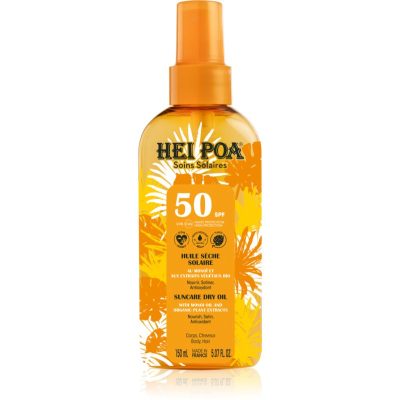 Hei Poa Tahiti Monoi Oil suchý olej na opalování SPF 50 150 ml - parfo.cz
