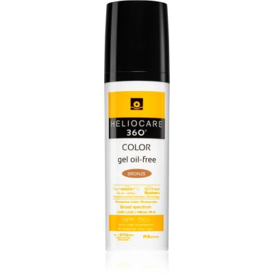 Heliocare 360° Color Gel Oil-Free tónující ochranný gel SPF 50+ odstín Bronze 50 ml - parfo.cz