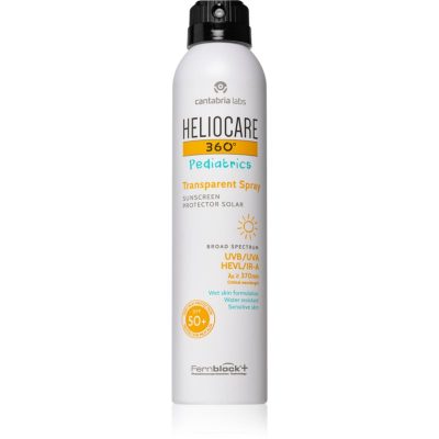 Heliocare 360° Pediatrics Transparent Spray ochranný sprej pro děti SPF 50+ 200 ml - parfo.cz
