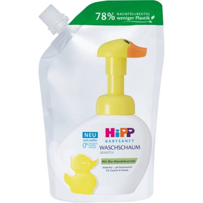 Hipp Babysanft Sensitive mycí pěna náhradní náplň 250 ml - parfo.cz