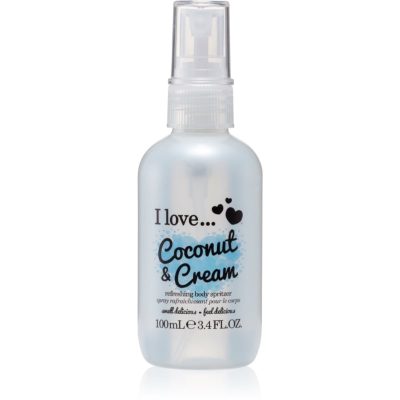 I love... Coconut & Cream osvěžující tělový sprej 100 ml - parfo.cz