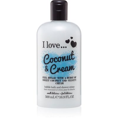 I love... Coconut & Cream sprchový a koupelový gelový olej 500 ml - parfo.cz
