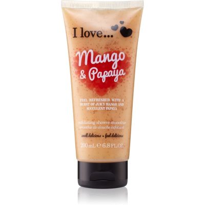 I love... Mango & Papaya sprchový peeling 200 ml - parfo.cz
