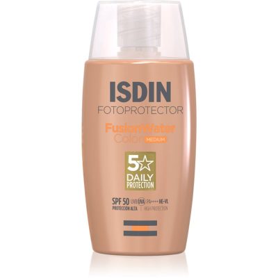 ISDIN Fotoprotector FusionWater ochranný tónovaný fluid na obličej SPF 50 50 ml - parfo.cz