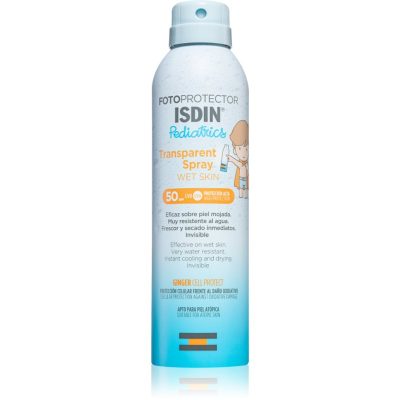 ISDIN Pediatrics Transparent Spray opalovací krém pro děti SPF 50 250 ml - parfo.cz