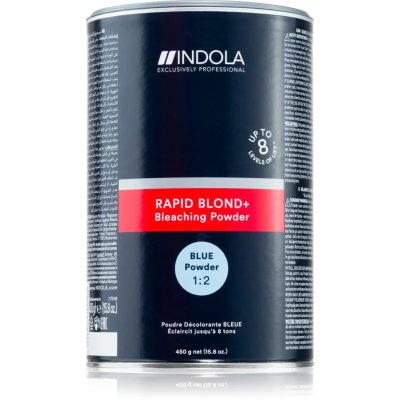 Indola Rapid BLOND+ Bleaching Powder zesvětlující pudr na vlasy odstín Blue 450 g - parfo.cz