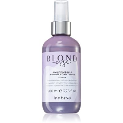 Inebrya BLONDesse Blonde Miracle Bi-Phase Conditioner 2fázový bezoplachový kondicionér pro blond vlasy 200 ml - parfo.cz