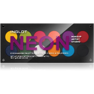 Inglot Makeup Artist Studio Palette paletka očních stínů odstín NEON 18