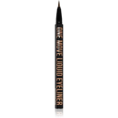 Inglot One Move precizní tekutá oční linka 02 Chocolate 0.55 ml - parfo.cz