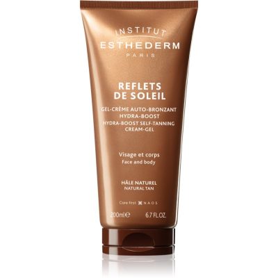 Institut Esthederm Reflects Of Sun Hydra-Boost Self-Tanning Cream-Gel samoopalovací gel na obličej a tělo 200 ml - parfo.cz