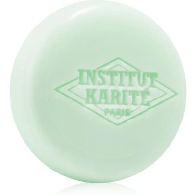 Institut Karité Paris Lily Of The Valley Shea Macaron Soap tuhé mýdlo + pouzdro 27 g - parfo.cz