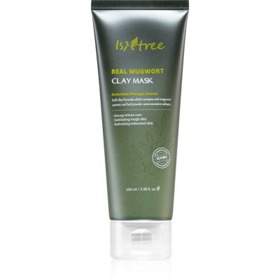 Isntree Real Mugwort hloubkově čisticí maska pro problematickou a mastnou pokožku 100 ml - parfo.cz