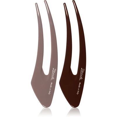 Janeke Hair Clip sponky do vlasů Brown 2x15 cm - parfo.cz