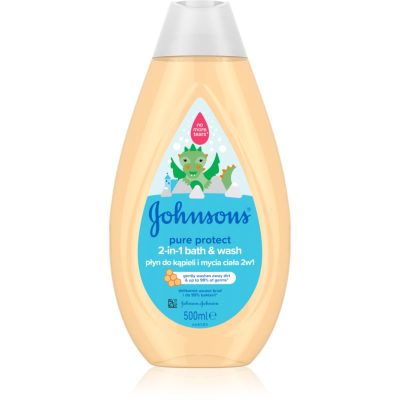 Johnson's® Wash and Bath sprchový a koupelový gel pro děti 2 v 1 500 ml - parfo.cz