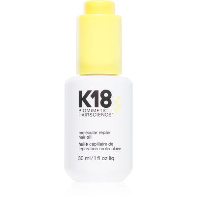 K18 Molecular Repair Hair Oil vyživující suchý olej pro poškozené a křehké vlasy 30 ml - parfo.cz