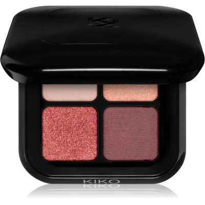 KIKO Milano New Bright Quartet paletka očních stínů odstín 03 Burgundy Variations 3.5 g - parfo.cz