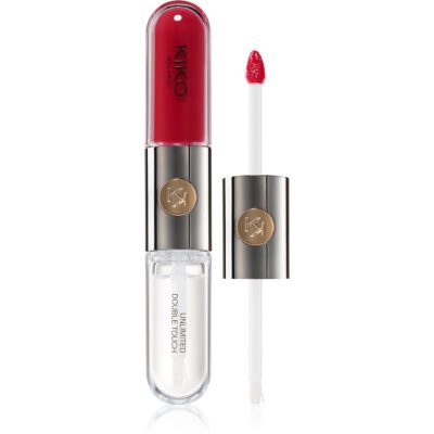 KIKO Milano Unlimited Double Touch dlouhotrvající tekutá rtěnka odstín 107 Cherry Red 6 ml - parfo.cz