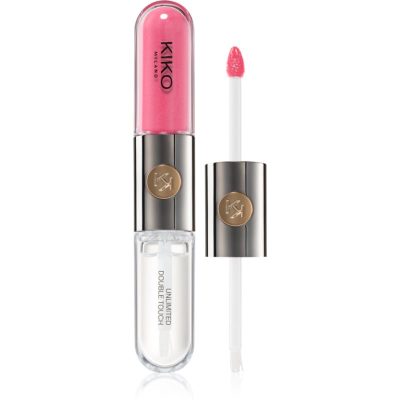 KIKO Milano Unlimited Double Touch dlouhotrvající tekutá rtěnka odstín 111 Satin Pink Camellia 6 ml - parfo.cz