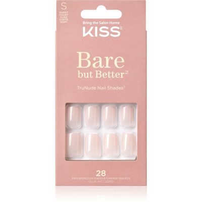 KISS Bare But Better Short umělé nehty 28 ks - parfo.cz