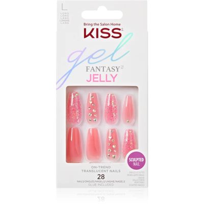 KISS Gel Fantasy Jelly umělé nehty 28 ks - parfo.cz