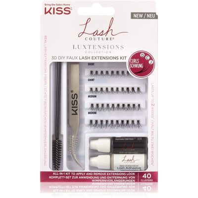KISS Lash Couture LuXtensions set pomůcek pro aplikaci umělých řas 40 ks - parfo.cz