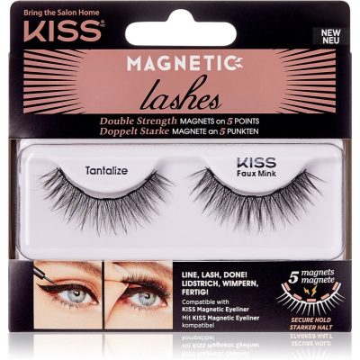 KISS Magnetic Lashes řasy pro aplikaci na magnetickou linku 04 Tantalize 1 pár - parfo.cz