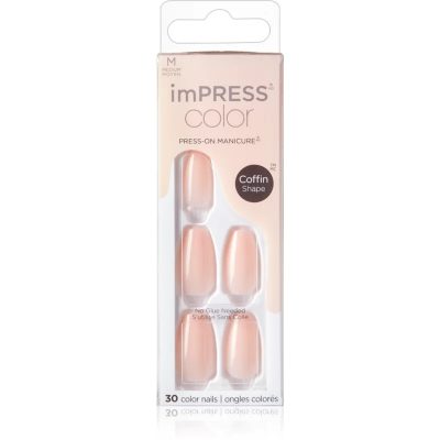 KISS imPRESS Color Medium umělé nehty Bubble Kiss 30 ks - parfo.cz