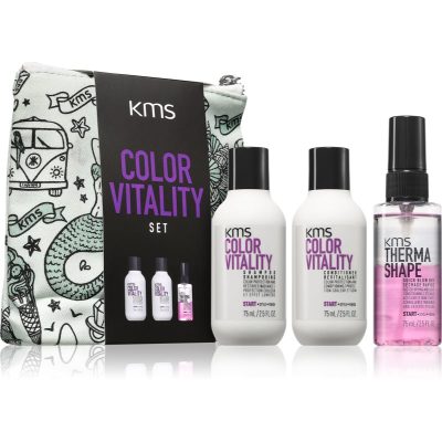 KMS Color Vitality Set cestovní sada pro barvené vlasy - parfo.cz