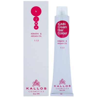 Kallos KJMN Professional Cream Hair Colour Keratin & Argan Oil barva na vlasy s keratinem a arganovým olejem odstín 12.81 Special Ultra Blonde 100 ml - parfo.cz
