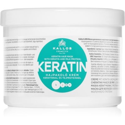 Kallos KJMN Professional Keratin maska na vlasy s keratinem 500 ml - parfo.cz
