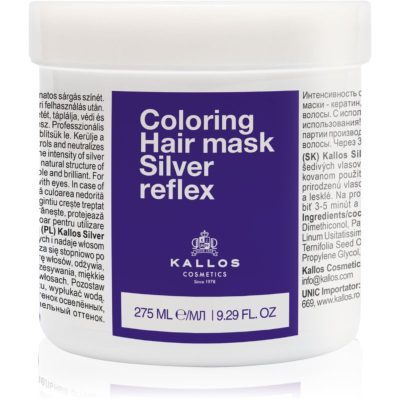 Kallos Kallos Classic maska na vlasy neutralizující žluté tóny 275 ml - parfo.cz