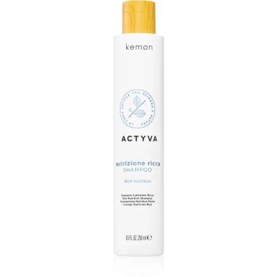 Kemon Actyva Nutrizone Ricca výživný šampon na vlasy 250 ml - parfo.cz