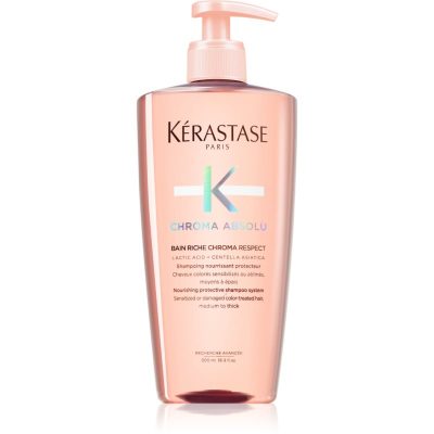 Kérastase Chroma Absolu Bain Riche Chroma Respect vyživující šampon pro barvené vlasy 500 ml - parfo.cz