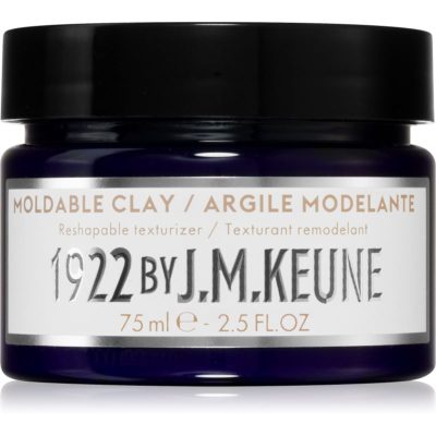 Keune 1922 Moldable Clay tvarující matná hlína do vlasů 75 ml - parfo.cz