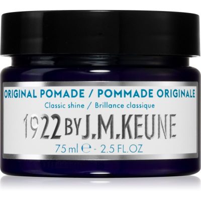 Keune 1922 Original Pomade pomáda na vlasy pro přirozenou fixaci a lesk vlasů 75 ml - parfo.cz