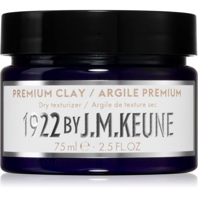 Keune 1922 Premium Clay stylingový jíl na vlasy pro matný vzhled 75 ml - parfo.cz