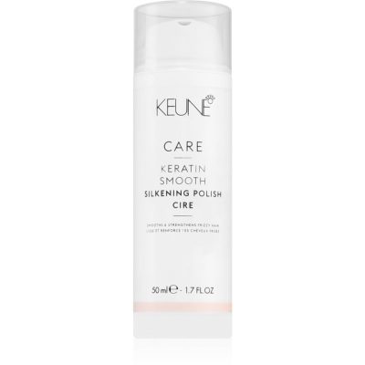Keune Care Keratin Smooth Silk Polish uhlazující krém pro nepoddajné vlasy 50 ml - parfo.cz