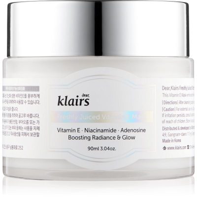 Klairs Freshly Juiced Vitamin E Mask hydratační pleťová maska s vitamínem E 90 ml - parfo.cz